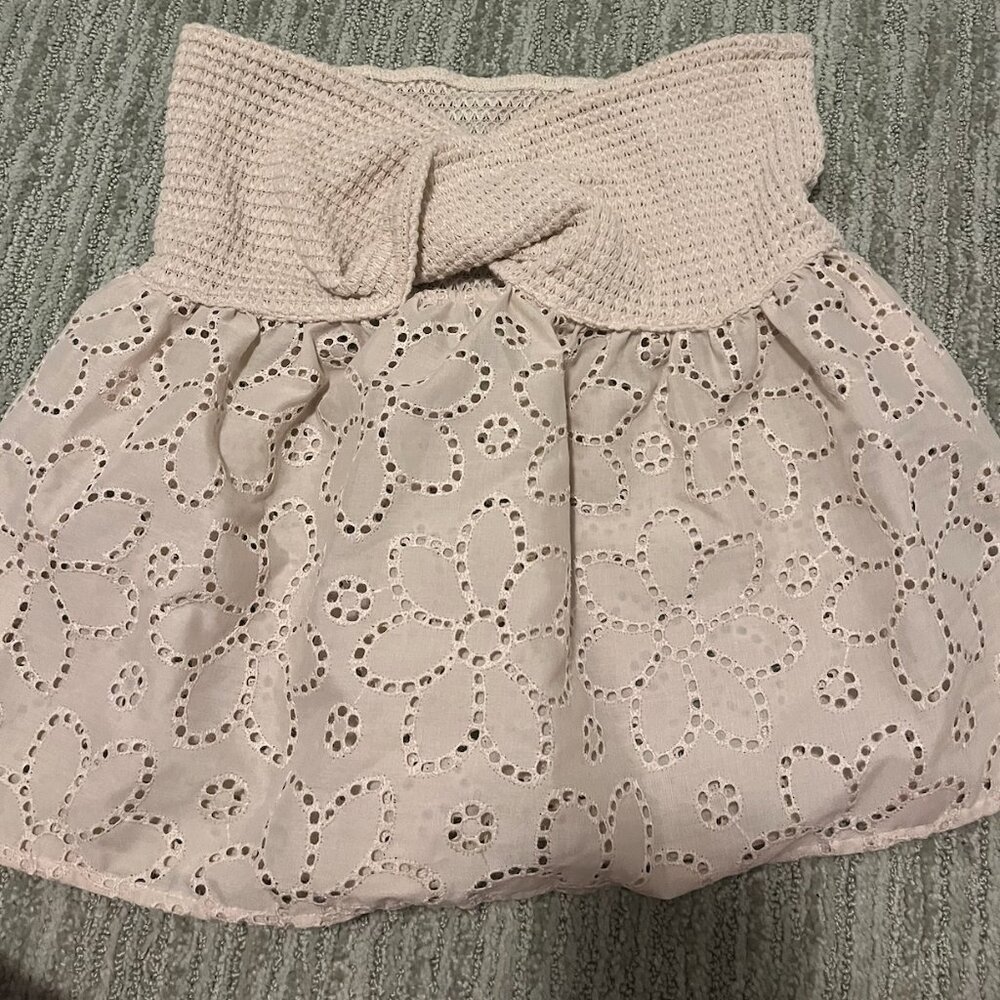 Cream Tube Top M